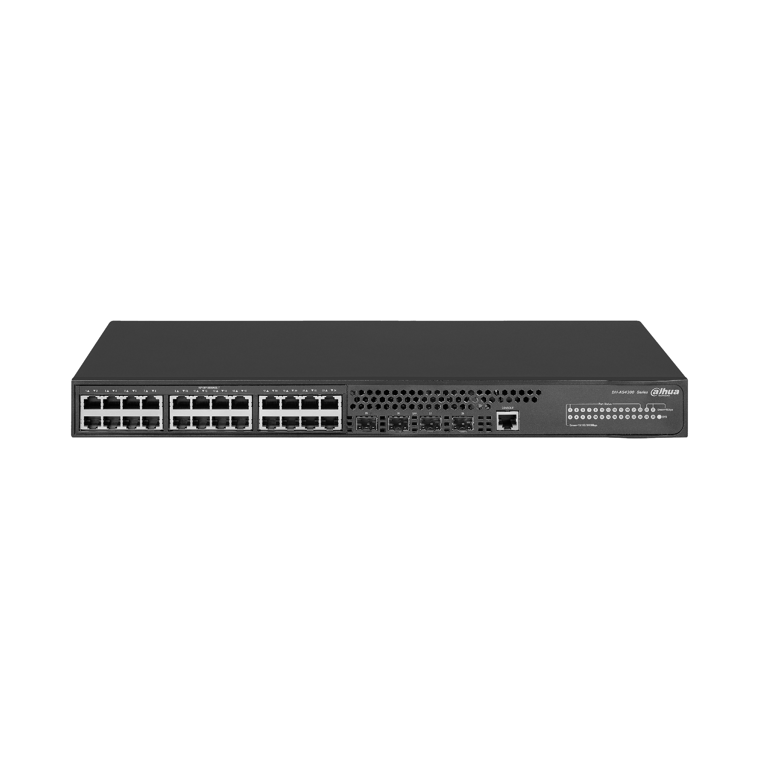 سوئیچ شبکه 24 پورت داهوا مدل DH-AS4300-24GT4GF
