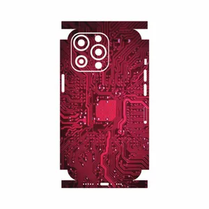 MAHOOT Red-Printed-Circuit-Board-FullSkin Cover Sticker for Apple iphone 13 Pro