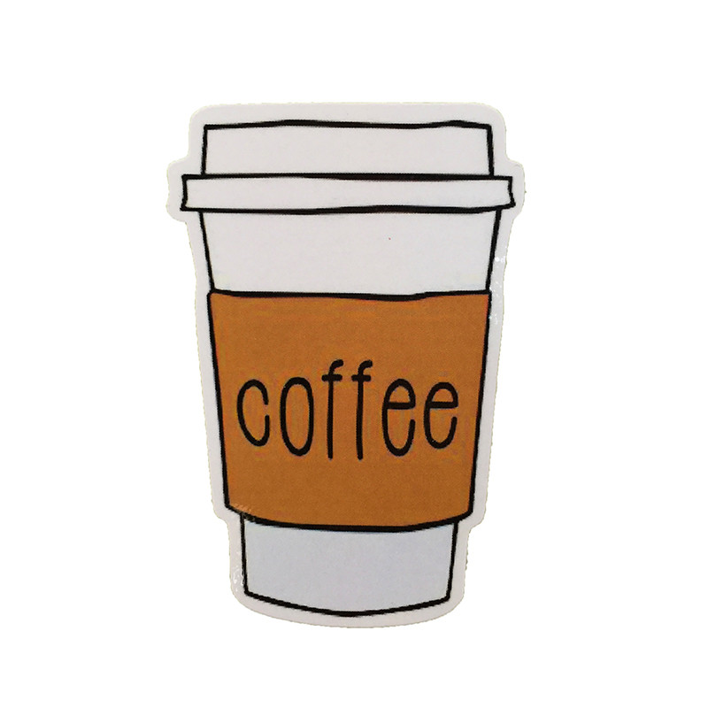 استیکر لپ تاپ مدل قهوه کد 029