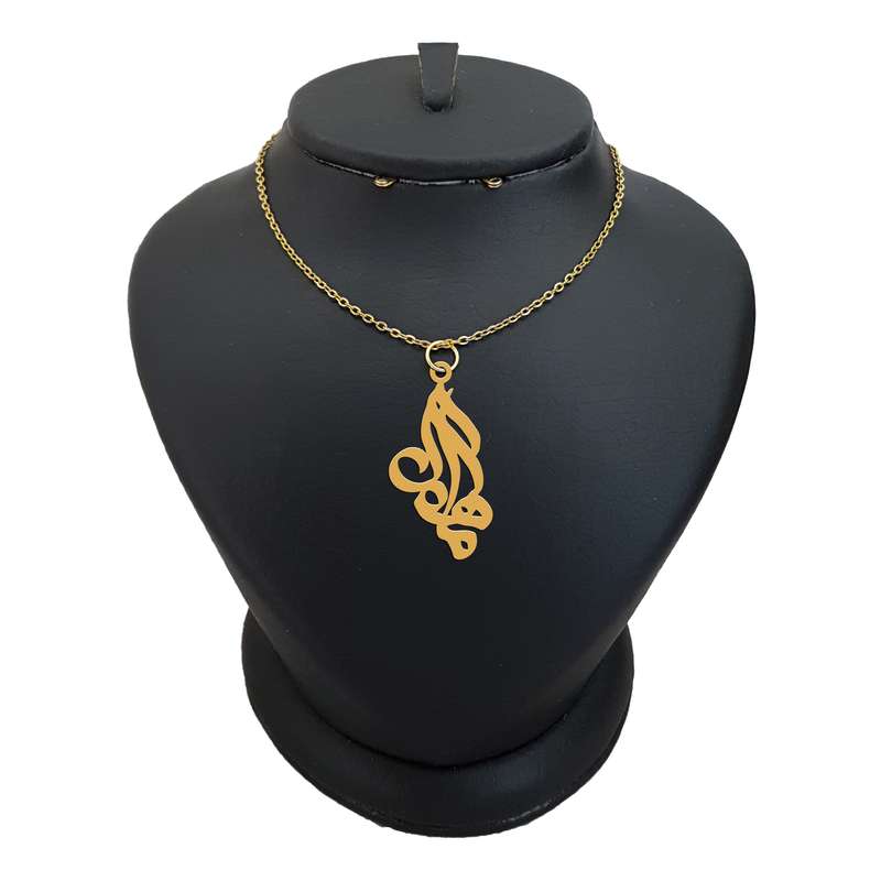 گردنبند نقره زنانه ترمه ۱ مدل ماهگل کد ma 712