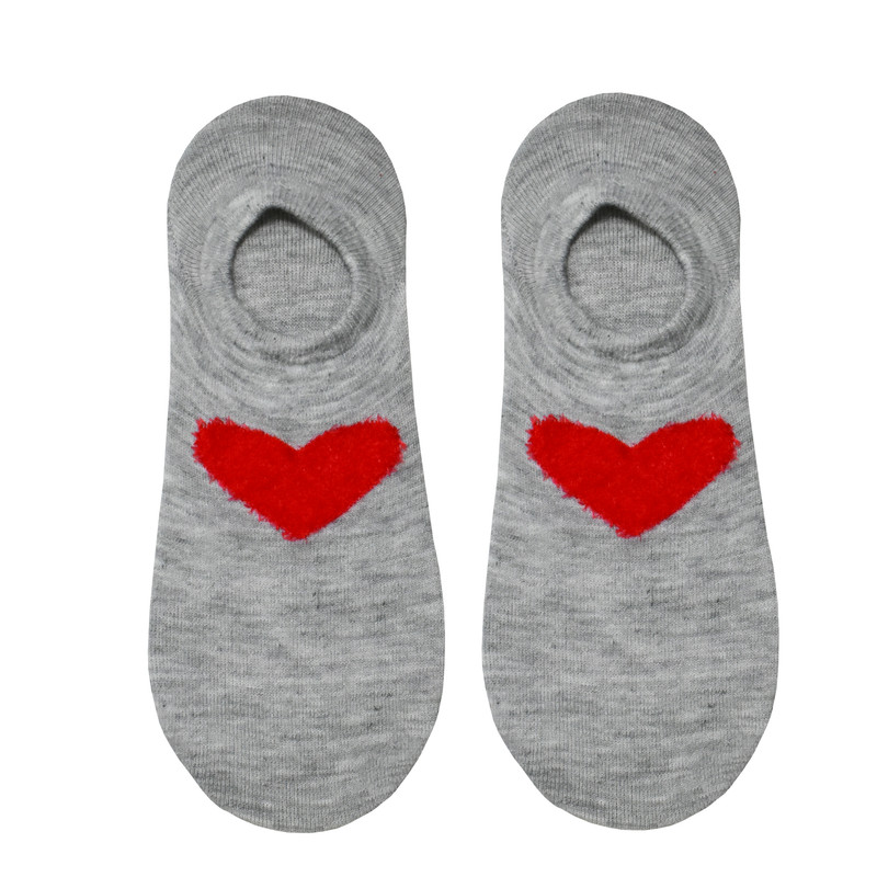 جوراب دخترانه طرح قلب مدل Anp 260