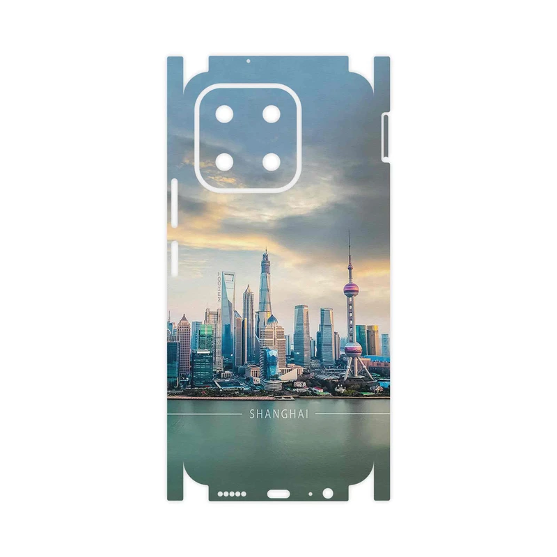 برچسب پوششی ماهوت مدل Shanghai_City-FullSkin مناسب برای گوشی موبایل آنر X6b