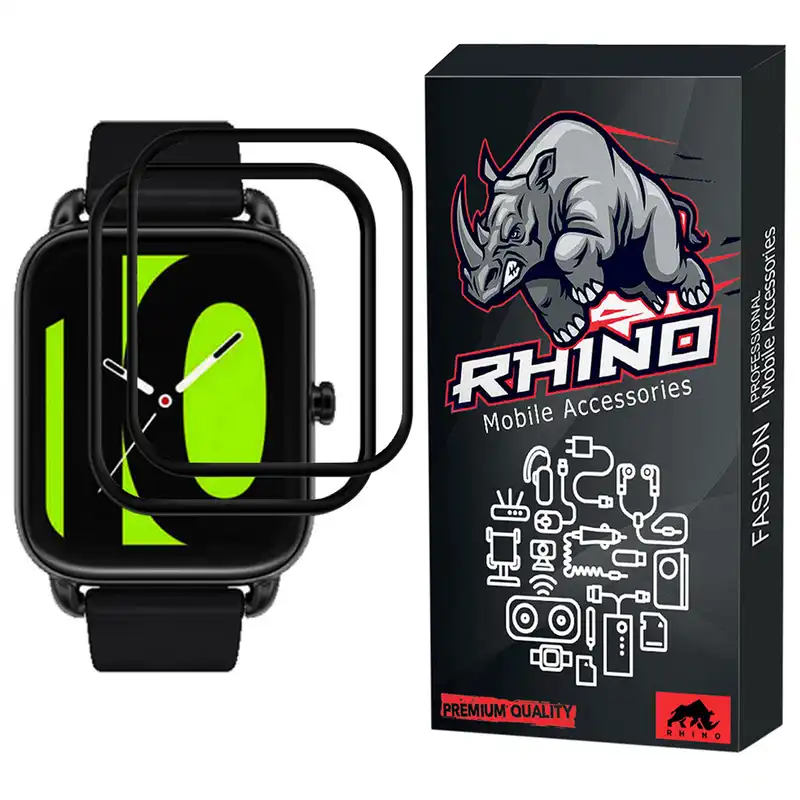 محافظ صفحه نمایش راینو مدل R-PMMA مناسب برای ساعت هوشمند هایلو RS4 بسته 2 عددی