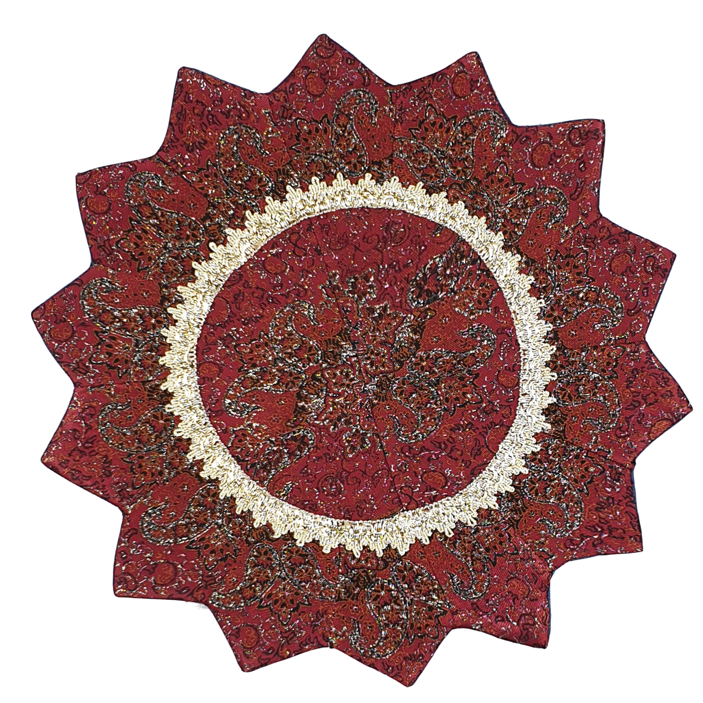 رومیزی ترمه مدل ترنج کد RD45