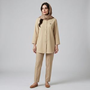 مانتو شومیزی روی باسن زنانه مدل تابستانه کد 100