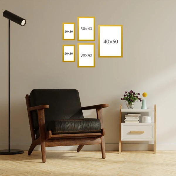 قاب عکس بکلیت مدل 215T مجموعه پنج عددی 