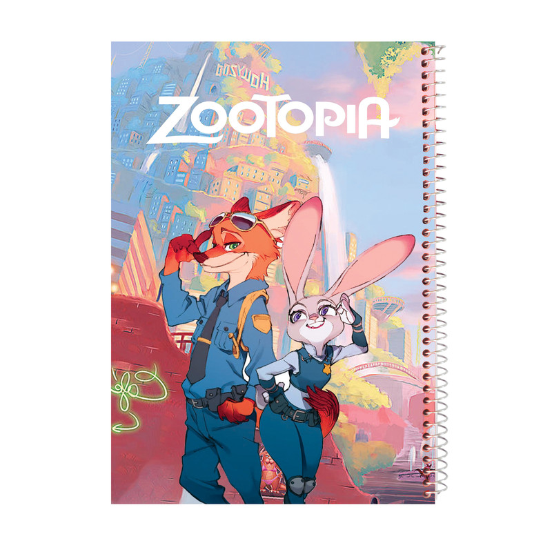 دفتر مشق 50 برگ کیهان مدل زوتوپیا