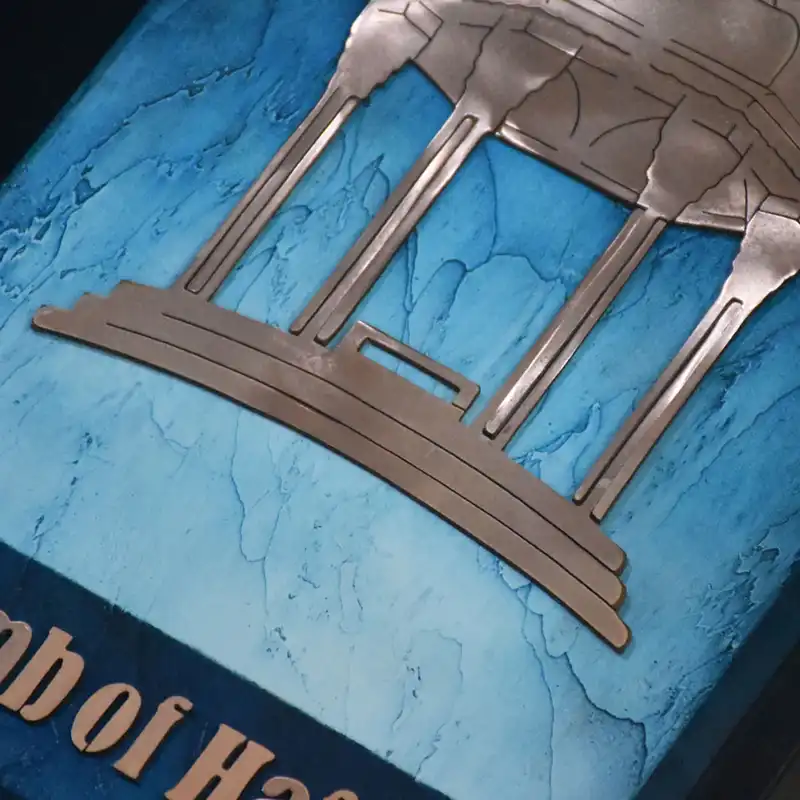 تابلو معرق مسی طرح آرامگاه حافظ پتینه کد 2030-117