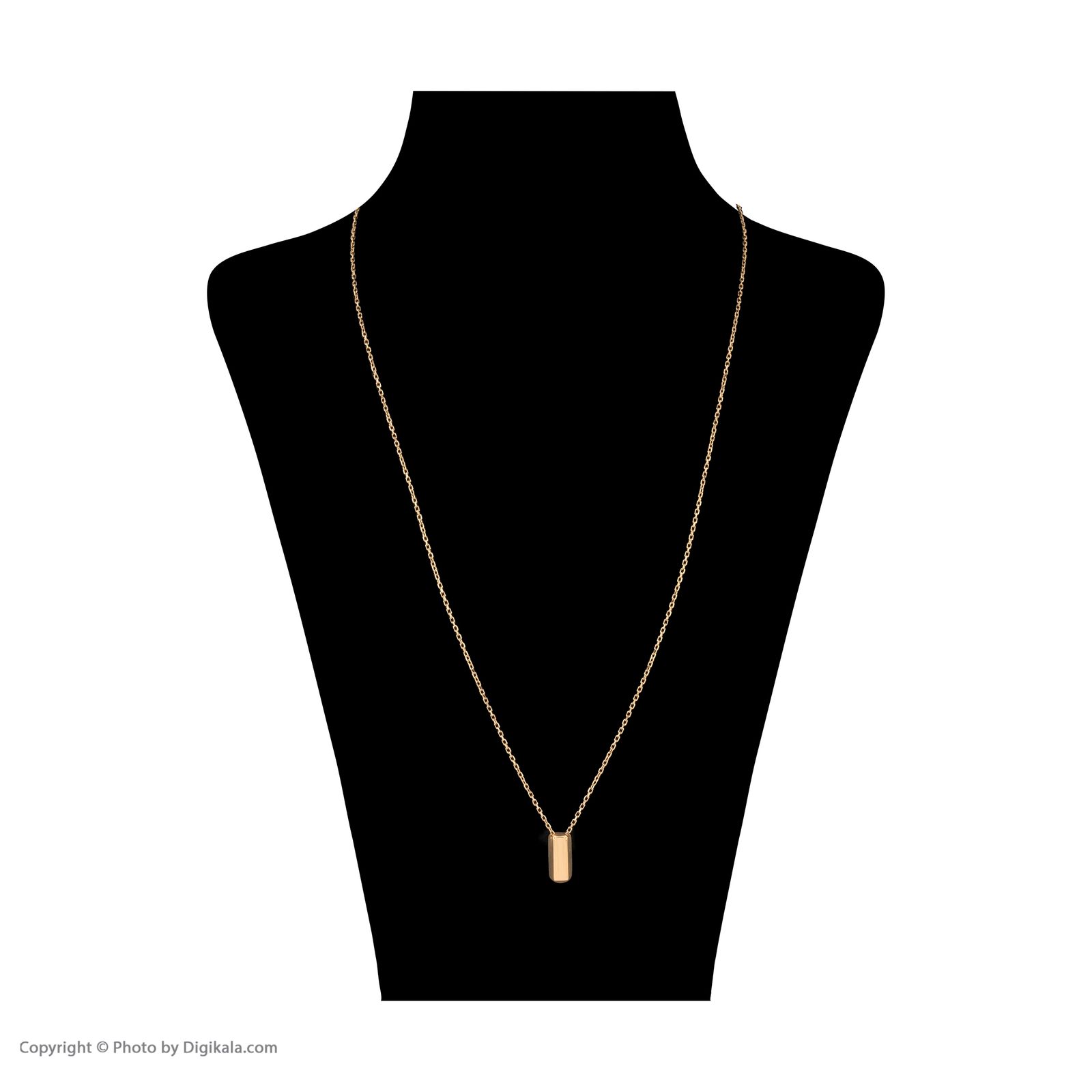 گردنبند طلا 18 عیار زنانه سنجاق مدل X059016 -  - 2