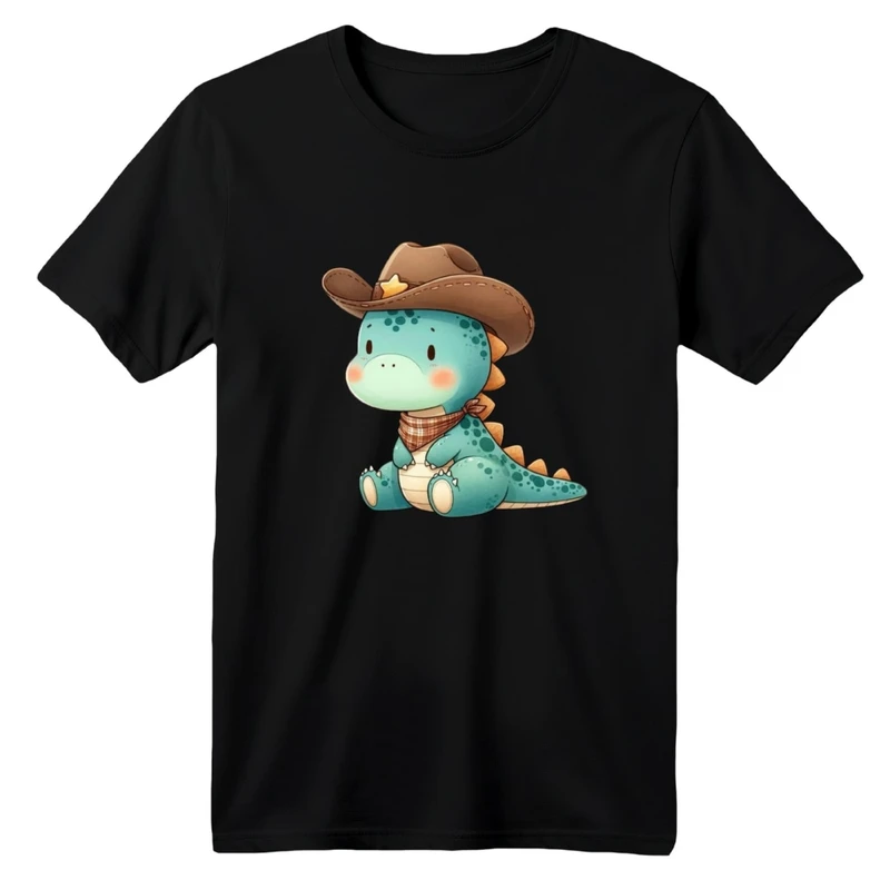 تی شرت آستین کوتاه بچگانه مدل دایناسور کد 010