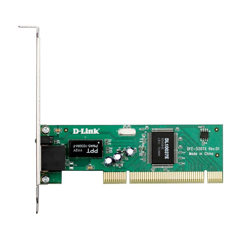 کارت شبکه 10/100Mbps مخصوص کامپیوتر دی-لینک مدل DFE-520TX