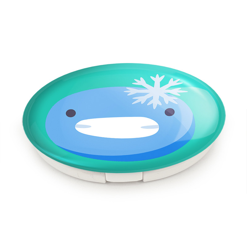 آینه جیبی خندالو طرح ایموجی Emoji مدل تاشو کد 3011