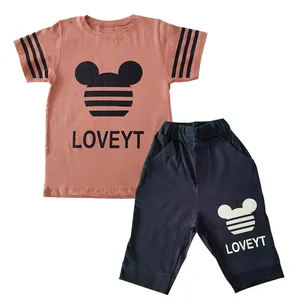 ست تی شرت و شلوارک بچگانه مدل q91