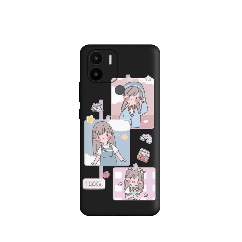 کاور قاب گارد طرح  قاب عکس دخترونه کد  FF2997 مناسب برای گوشی موبایل  شیائومی Redmi A1 plus / A2 plus