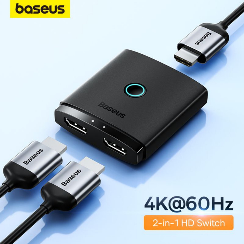 سوئیچ 1 پورت به 2 پورت HDMI بیسوس مدل  AIRJOY
