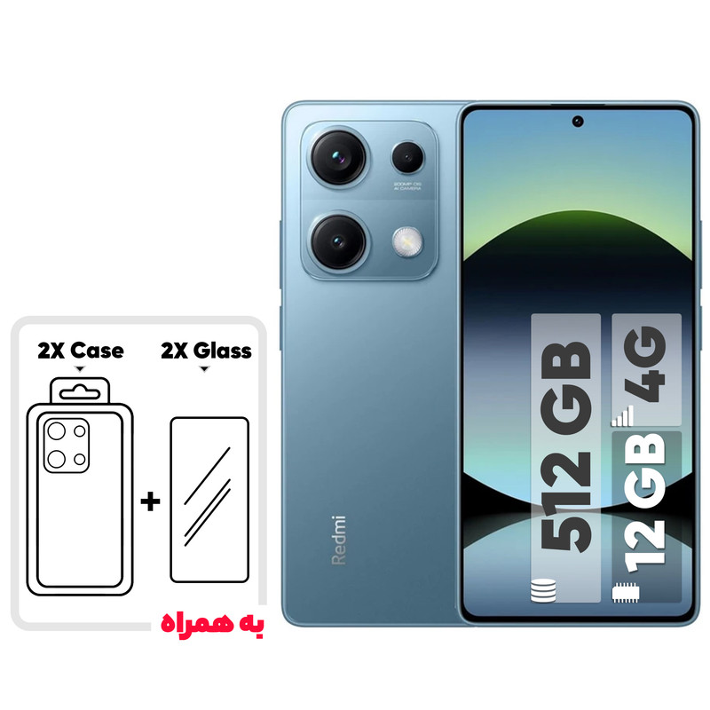 گوشی موبایل شیائومی redmi note 14s حافظه 512 گیگابایت رم 12 گیگابایت نمای ۵