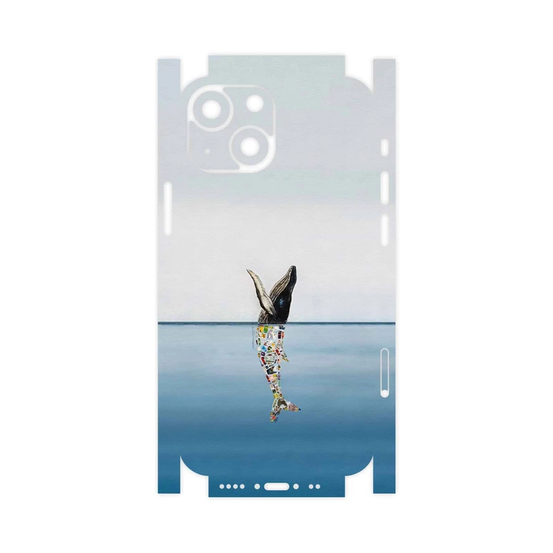 برچسب پوششی ماهوت مدل Collage of Sea Trash-FullSkin مناسب برای گوشی موبایل اپل iPhone 13 Mini