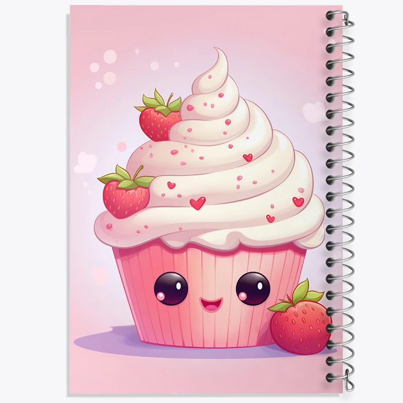 دفتر مشق 100 برگ خندالو طرح کیک و شیرینی پزی کد 36671