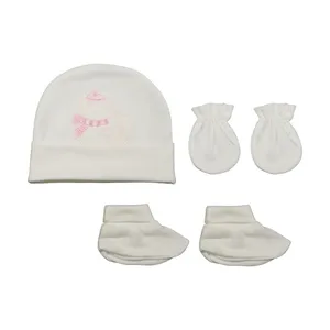 ست 3 تکه نوزادی پاپو مدل خرس شال گردن 01