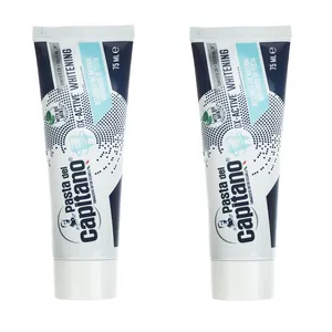 خمیر دندان پاستا دل کاپیتانو مدل OX-active Whitening حجم 75 میلی لیتر بسته 2 عددی