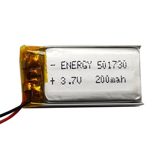 501730 Lithium Battery 200mAh