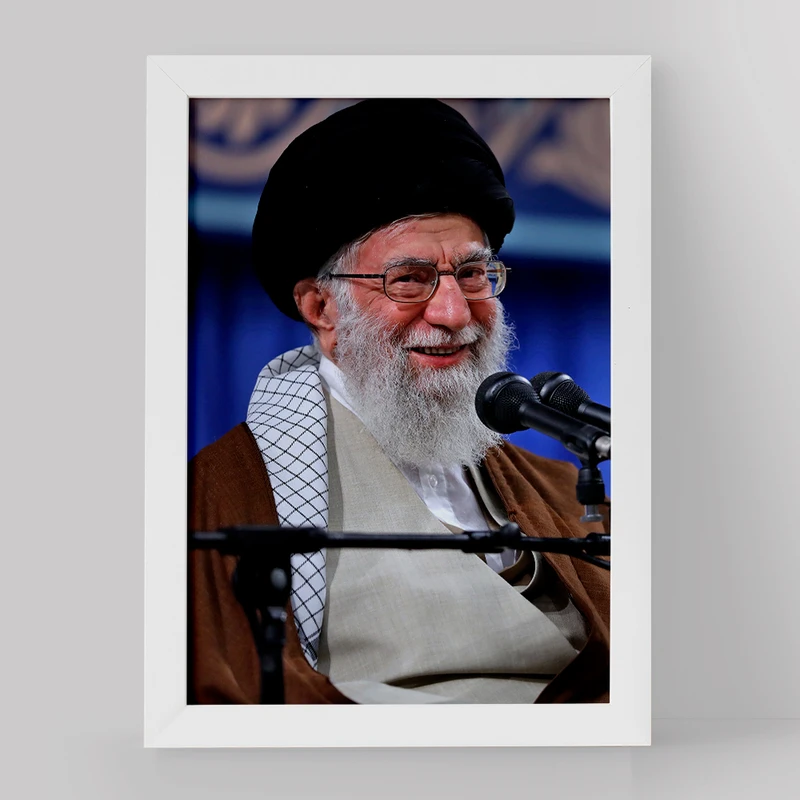 تابلو خندالو مدل تصویر رهبر کد 2568