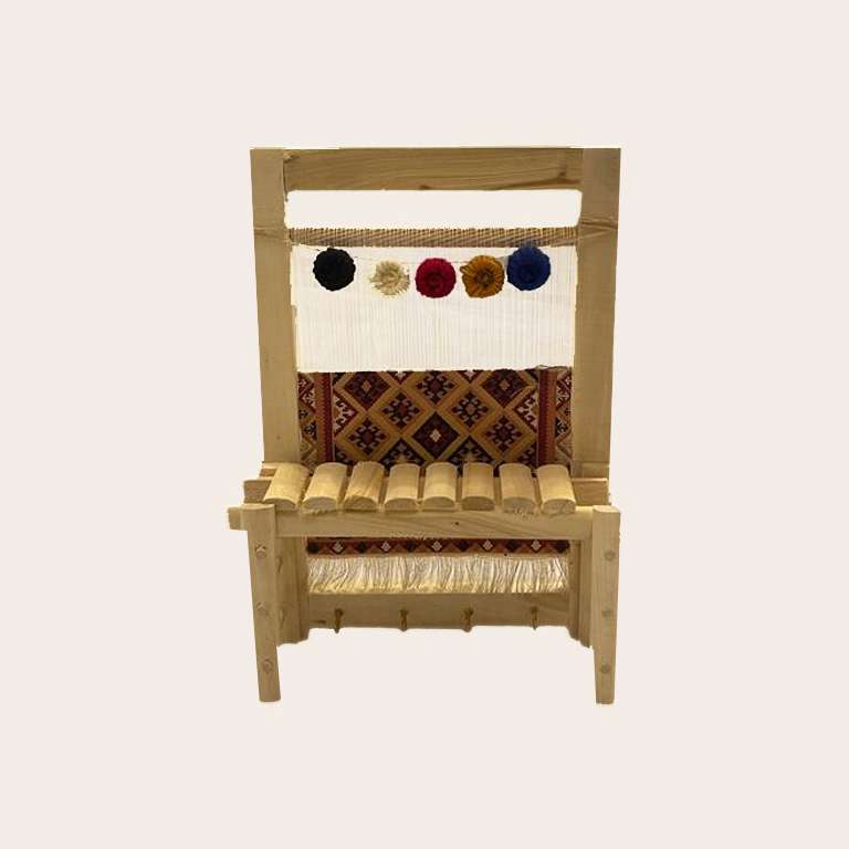 جاکلیدی طرح دار قالی مدل JK004