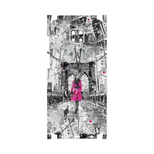 MAHOOT Collage of Catwalk Bridge-FullSkin Cover Sticker for Xiaomi Redmi Note 9 Pro