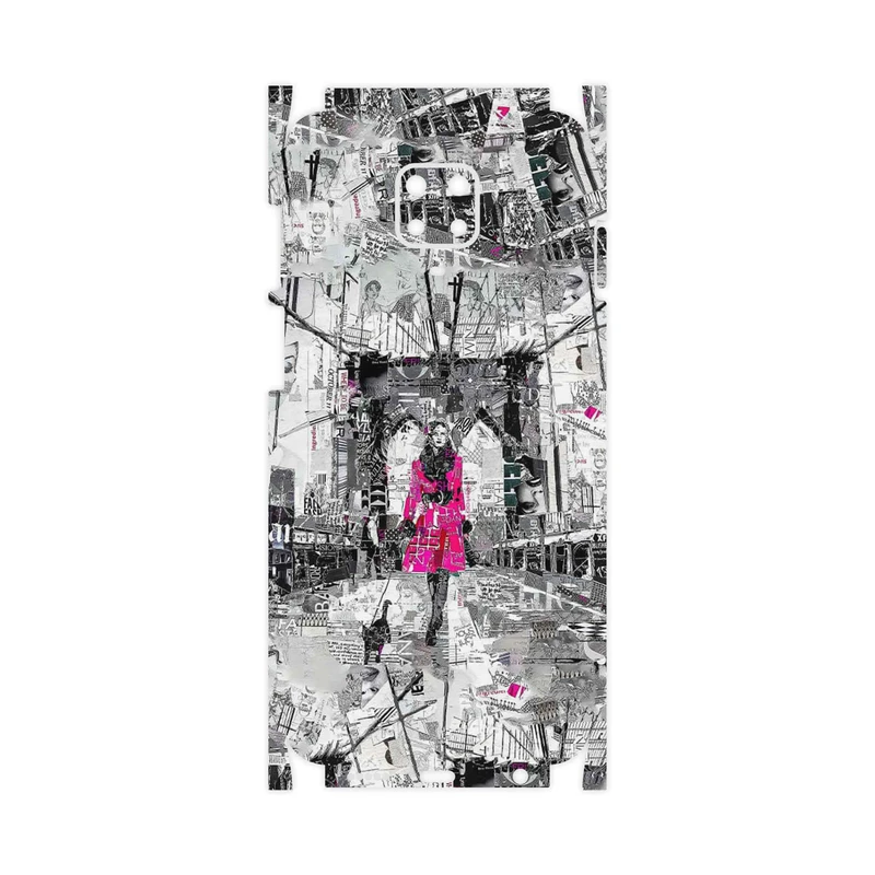 برچسب پوششی ماهوت مدل Collage of Catwalk Bridge-FullSkin مناسب برای گوشی موبایل شیائومی Redmi Note 9 Pro