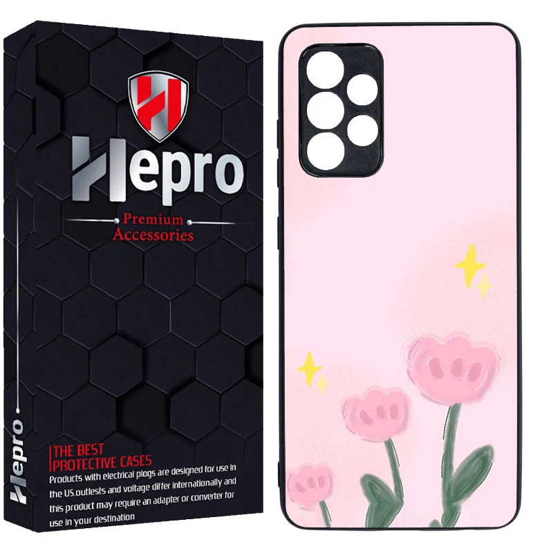 کاور هپرو طرح گل کد TPU-873 مناسب برای گوشی موبایل سامسونگ Galaxy A13 5G