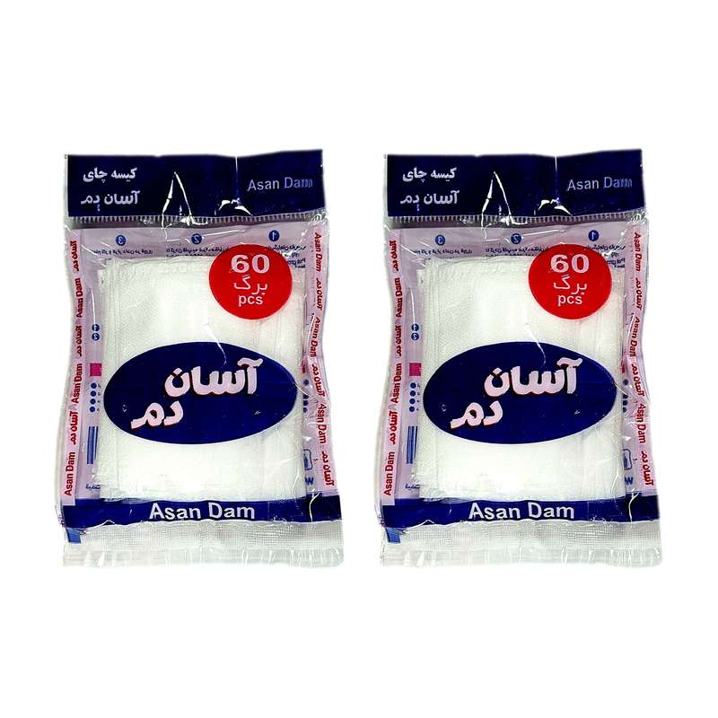 فیلتر چای آسان دم مدل اقتصادی دو بسته 60 عددی
