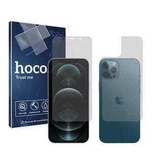Hoco HyMTT model matte screen protector suitable for Apple iPhone 12 Pro Max along with the back protector