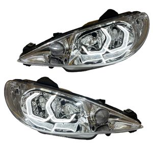  چراغ جلو خودرو مدل گلس i8S مناسب برای پژو 206 بسته 2 عددی