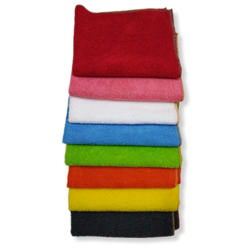 دستمال آشپزخانه زمانیان مدل حوله ای کد M40 سایز 30 ×40 سانتی متر بسته 4 عددی