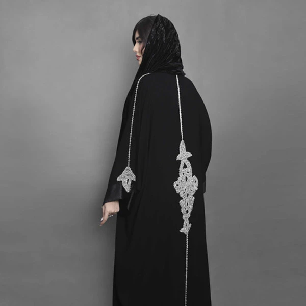 مانتو عبایی بلند زنانه چومس مدل عسل کد 3694