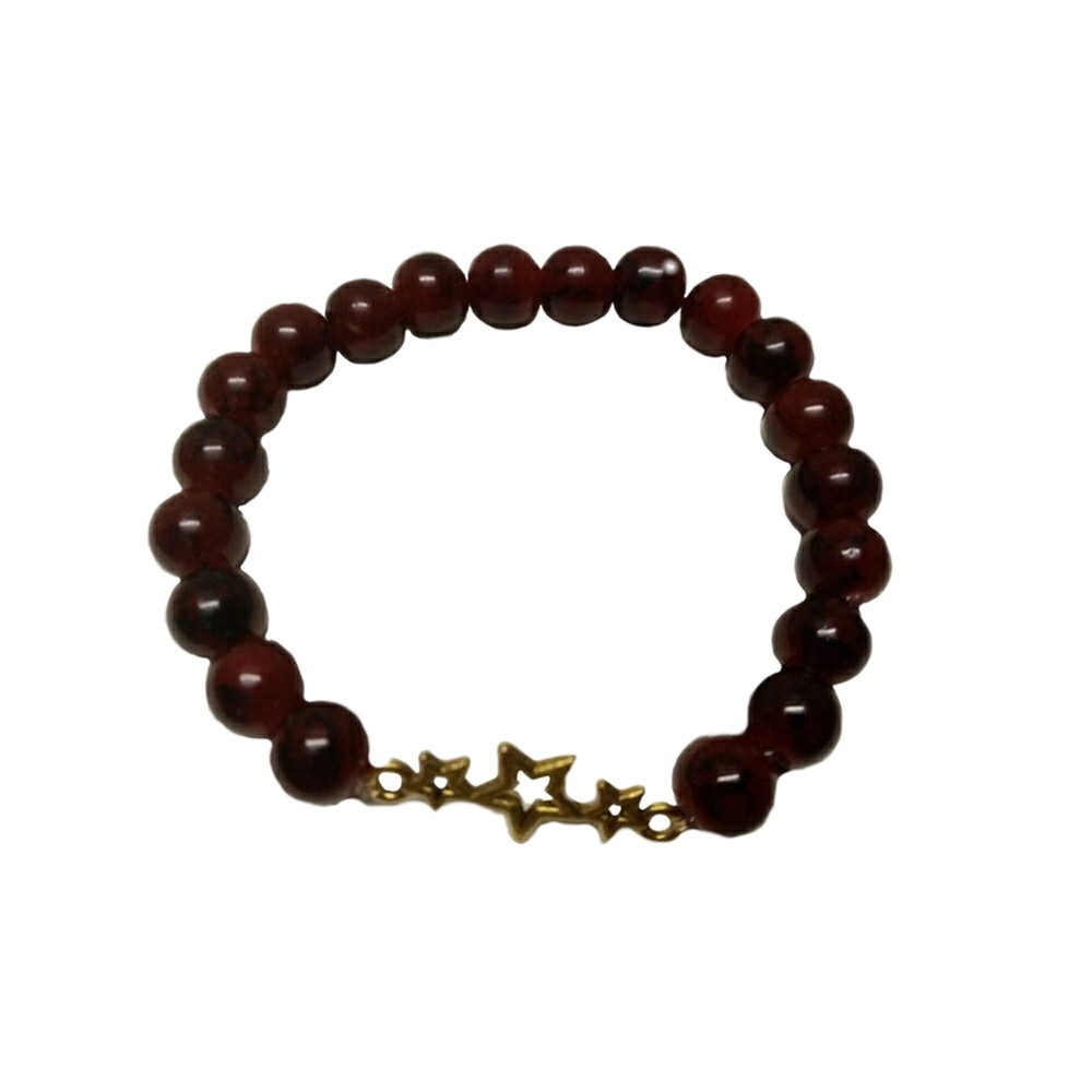 دستبند زنانه مدل 3ستاره کد 123