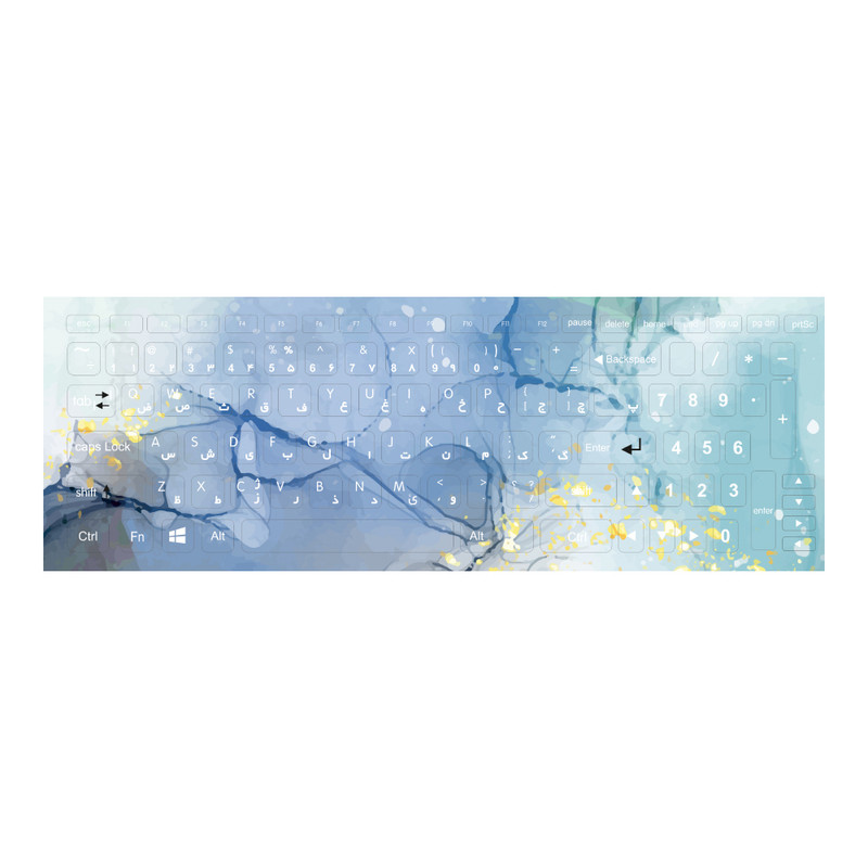 برچسب حروف فارسی کیبورد مدل Art 123