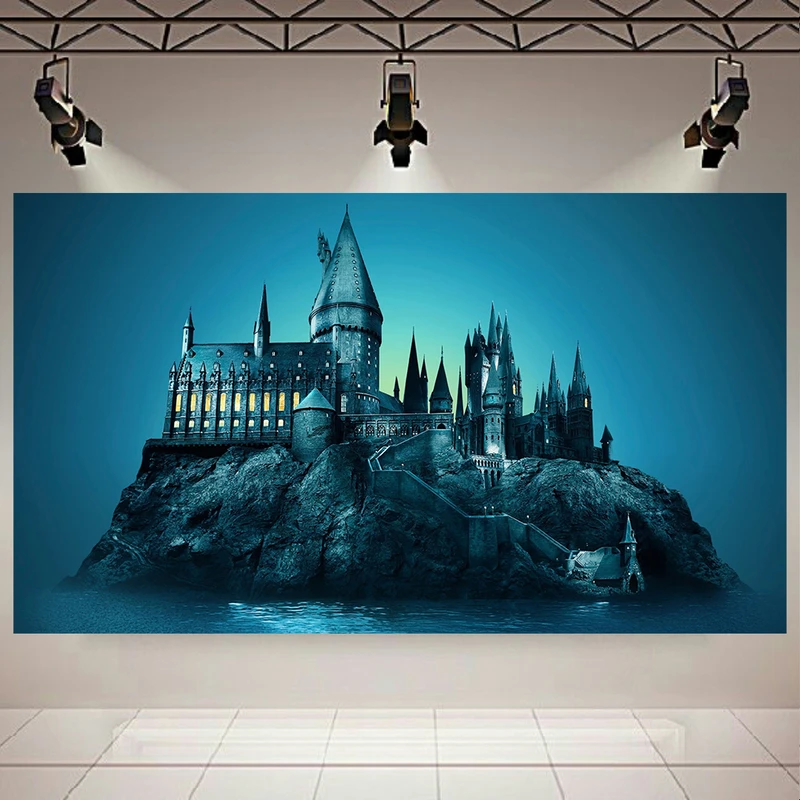 پوستر  طرح هری پاتر مدل قلعه هاگوارتز کد AR24480