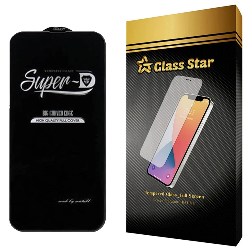 محافظ صفحه نمایش گلس استار مدل SUP مناسب برای گوشی موبایل اپل iPhone 13 Pro Max