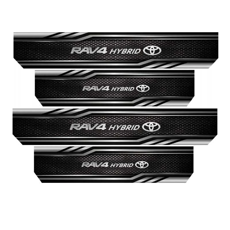 برچسب بدنه خودرو رایسان کد SP20103 مناسب برای راو4 هیبرید مجموعه 4 عددی