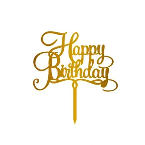  تاپر کیک تولد مدل happy birthday کد H19