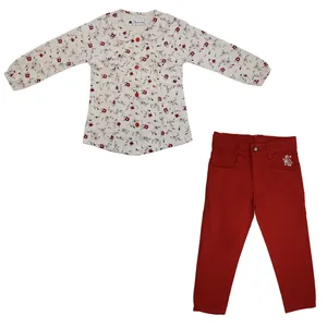 ست شومیز و شلوار دخترانه مدل G-02