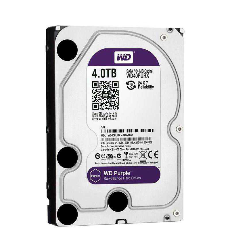 هارددیسک اینترنال وسترن دیجیتال مدل Purple WD40PURX ظرفیت 4 ترابایت 2