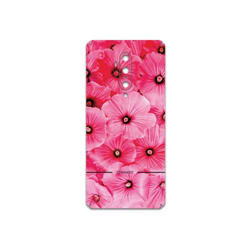برچسب پوششی ماهوت مدل Pink-Flower مناسب برای گوشی موبایل وان پلاس 7T Pro