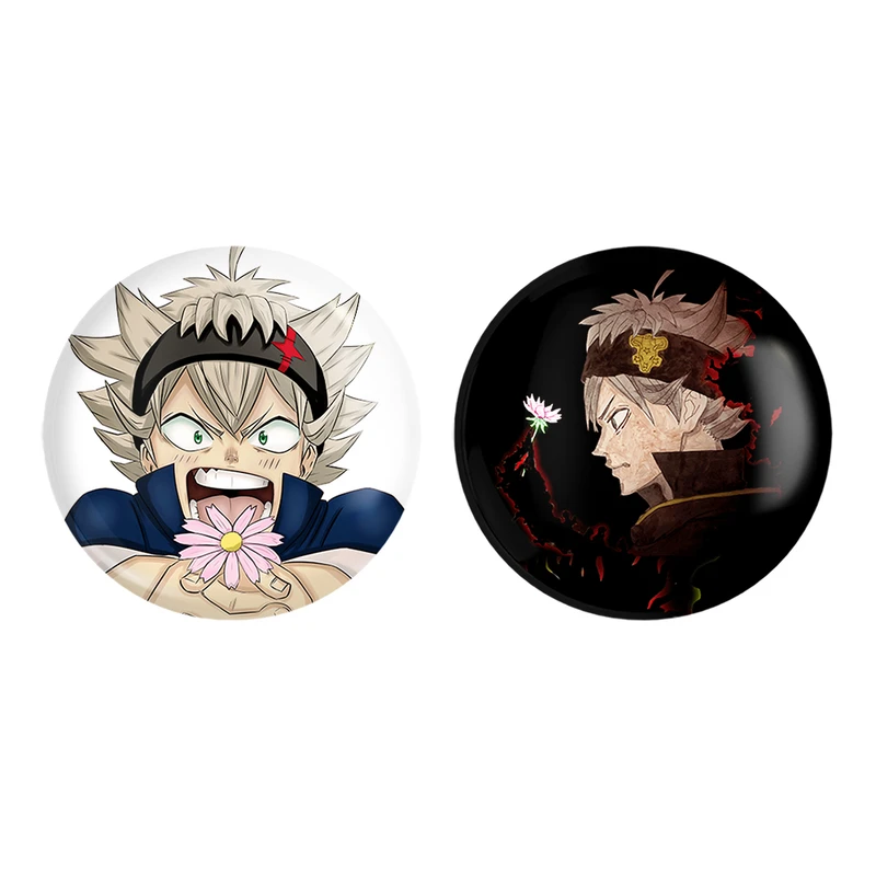 مگنت خندالو طرح آستا انیمه بلک کلاور کد 1174111751 مجموعه 2 عددی