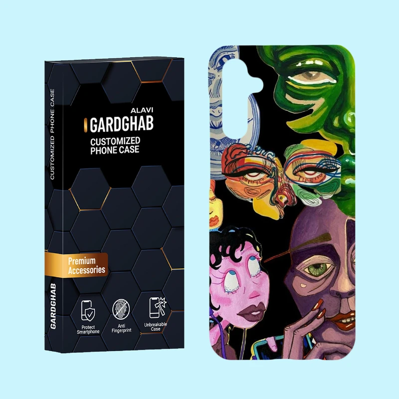 کاور گارد قاب علوی مدل هنری مناسب برای گوشی موبایل سامسونگ Galaxy M14 5G