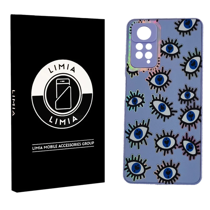 کاور لیمیا مدل فانتزی لنزدار پشت شیشه ای طرح عروسکی شبرنگی مناسب برای گوشی موبایل شیائومی Redmi Note 11S/Note 11 4G