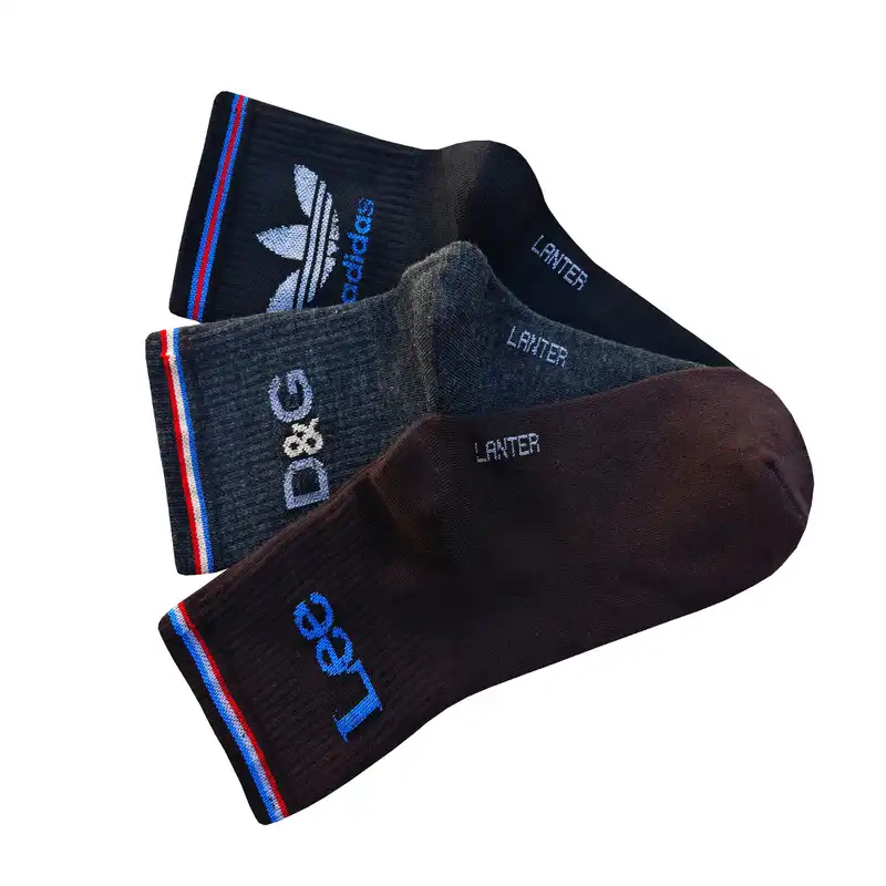 جوراب ساق کوتاه مردانه لنتر مدل special مجموعه 12 عددی