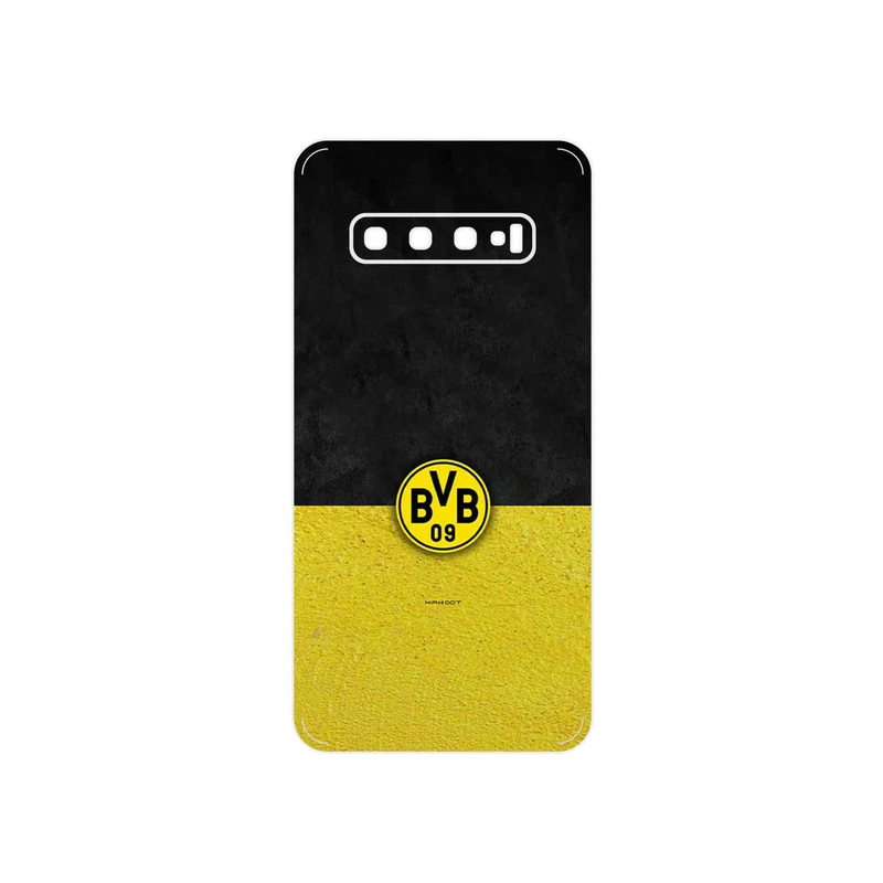 برچسب پوششی ماهوت مدل Borussia Dortmund FC مناسب برای گوشی موبایل سامسونگ Galaxy S10