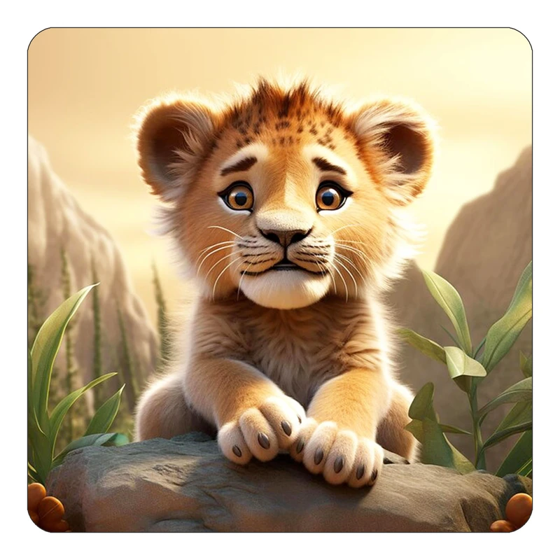 مگنت کاکتی طرح حیوانات کارتونی مدل mp27247